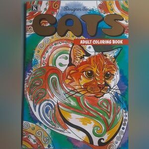 Cats Adult Coloring Book Brand New